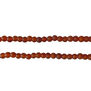 Amber recycled glass necklace